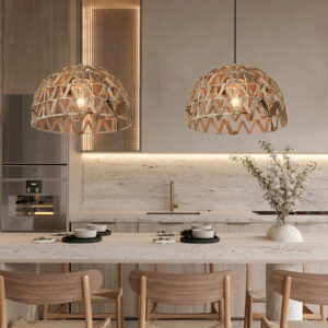 creative straw coffee house pendant light lampshade