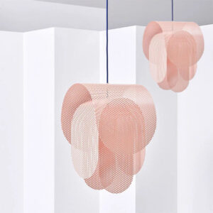 creative pink pendant light nordic children's bedroom chandelier