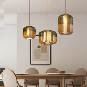 nordic wooden pendant lamp for dinning room