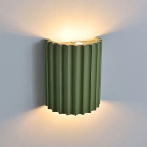 modern metal wall sconce flower shape