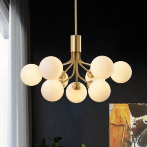 post modern starburst hanging chandelier