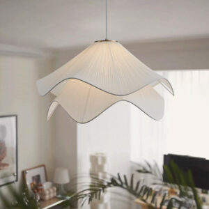 french flower petal pendant light