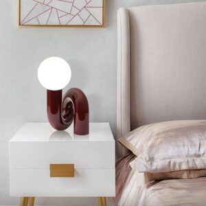 nordic table lamp beside nightstand lamp for bedroom