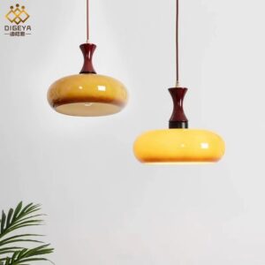 retro orange chandelier modern 1 light for kitchen island, living room, bedroom, and entrance